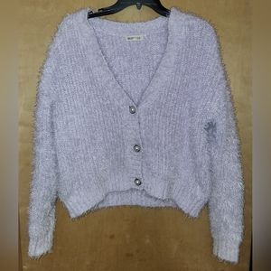 Fun sweater, size Medium, shimmery, wispy